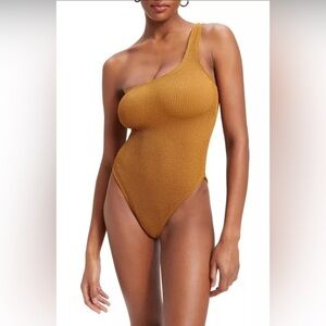 Good American Swim Always Fits One-Shoulder One-Piece Swimsuit